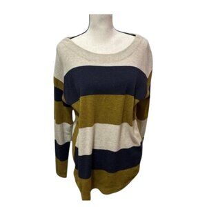 Teeberry &‎ Weave Kasia Stripe Pullover Sweater – Size Medium